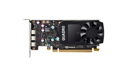 NVIDIA Quadro P400 - Carte graphique - Quadro P400 - 2 Go GDDR5 - PCIe 3.0 x16 profil bas - 3 x Mini DisplayPort - pour Workstation Z2 G4 (MT, SFF), Z2 G5, Z2 G8, Z240 (SFF, tower), Z4 G4, Z440, Z6 G4, Z8 G4; ZCentral 4R Workstation (1350 Watt)