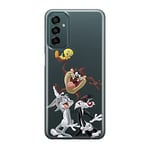 ERT GROUP mobile phone case for Samsung M23 5G original and officially Licensed Looney Tunes pattern 001 optimally adapted to the shape of the mobile phone, partially transparent