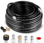 Brolteja 30M/100 FT Pressure Washer Hose,5800 PSI Drain Pipe...