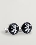 Skultuna Cuff Links The Lion Silver/Black/White