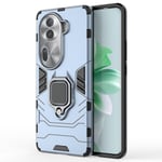 Oppo Reno11 Pro 5G (Global) Case Ring Holder Kickstand PC+TPU-puhelimen kansi - musta