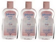 PACK OF 3 Johnsons Baby Oil Gentle Daily Care 200ml