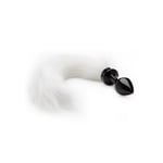 Ouch White Tail Buttplug - Svart