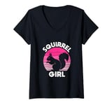 Womens Squirrel Girl V-Neck T-Shirt