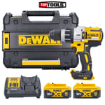 DeWalt DCD996P2 18v XR Brushless Combi Drill  + 2x 5Ah Batteries, Charger & Case