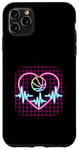 Coque pour iPhone 11 Pro Max Heartbeat Panier de basketball Heart Line Pulse Player Sport Basket