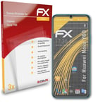 atFoliX 3x Film Protection d'écran pour Huawei Nova Y60 mat&antichoc