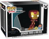 Funko Pop! Town: Avengers: Age of Ultron - Avengers Tower with Iron Man GLOW