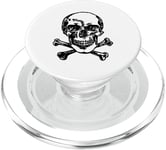 Drapeau pirate crâne audacieux et classique art pirate PopSockets PopGrip pour MagSafe