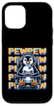 iPhone 12/12 Pro Cute Gaming Penguin Pew Video Game Graphic Men Kids Women Case