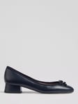 L.K.Bennett Aurelie Leather Bow Ballerina Courts