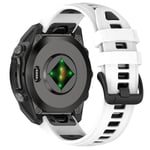 Silikonarmband till Garmin Fenix 8 43mm - Vit