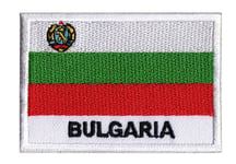 Ecusson Bulgarie patche drapeau patch emblème pays 70 x 45 mm à coudre