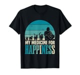 Retro Cat Lover | Pet | Kitten | My Medicine For Happiness T-Shirt