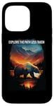 iPhone 14 Pro Max Explore The Path Less Taken bear hiking camping mountains Case