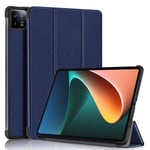 Fodral för Redmi Pad Pro 12.1 2024 Skyddande Stativ Mjuk Silikon Skal Dark Blue