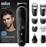 Braun Tondeuse Tout-En-Un Series 5 MGK5410, 9-En-1, Kit Pour Barbe, Cheveux & Bi