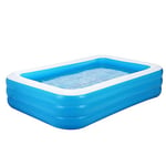 Piscine Gonflable, pataugeoire, rectangulaire, Grande Piscine familiale, pour Jardin, Balcon, 150 cm x 100 cm x 50 cm