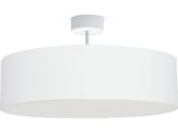 Nowodvorski Taklampa Rund Taklampa Violet 7958 Tyg Plafond Vit