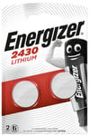 2 ENERGIZER 2430 Lithium Batteries CR2430 DL2430 5011LC