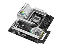 ASRock B650E Steel Legend WiFi - Moderkort - ATX - Socket AM5 - AMD B650 Chipuppsättning - USB-C 3.2 Gen 2x2, USB-C 3.2 Gen2, USB 3.2 Gen 2, USB 3.2