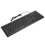 USB Wired Keyboard 104 Keys Silent Business Mute Key Board PC Laptop Compute QCS