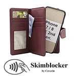 Skimblocker XL Magnet Fodral iPhone 7/8/SE 2nd/3rd Gen. (Mörkröd)