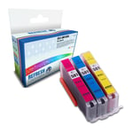 Refresh Cartridges 3 Colour Pack CLI-581XXL Ink Compatible With Canon Printers