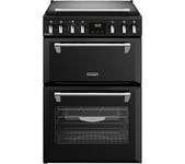 STOVES DXMRA RICH 60DF 60 cm Dual Fuel Cooker - Black, Black