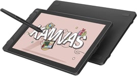 Kamvas 13 Gen3 2024 Tablette Graphique avec Écran, Tablette de Dessin 13.3"" avec Verre Canvas Anti-Étincelles, Pentech 4.0, Pression du Stylet 16384, Double Molette pour PC, Mac, Android, Noir