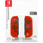 2 Grips GEL Orange + 2Caps ((Non ROUGE) Pour joy-con Nintendo Switch OLED Neuf