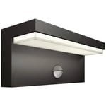 LED-vägglampa utomhus med rörelsedetektor Philips Bustan 8720169257412 Effekt: 3,8 W varmvit