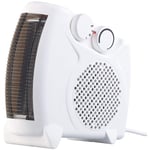 2 in 1 Modern 2000W Electric Radiator upright Thermostat Heater Home Office Room