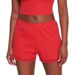 Sloggi Women's GO Ribbed Short Briefs, Campari, XS