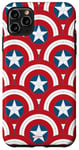 Coque pour iPhone 11 Pro Max Marvel Captain America 4: Brave New World Shield Pattern