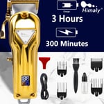 Professional Hair Clippers Men's Basic Barber Set Cordless Trimmer Shaver Kit UK