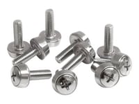 Startech.Com M5 X 12Mm - Screws - 100 Pack - M5 Mounting Screws For Server Rack & Cabinet (Cabscrewsm5) - Skruesett (En Pakke 100) - For P/N: Rack-18U-20-Wall-Oa, Rack-21U-20-Wall-Oa, Rack-24U-20-Wall-Oa, Rk12od2, Rk3236bkf