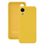 Case for Samsung Galaxy A03 Core Silicone Semi-Rigid Soft-touch Finish yellow