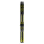 Fischer Twin Skin Pro Mounted Junior Nordic Skis Pack Guld 117