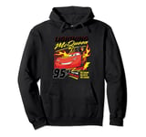 Cars Lightning McQueen On Fire Pullover Hoodie