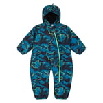 Dare2b Bambino II Combinaison de neige isolante pour enfant avec finition déperlante, parfaite pour le ski, le snowboard et les sports d'hiver, imprimé camouflage bleu martin-pêcheur