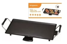 Teppanyaki Electric Grill Table Top Griddle Hot Plate Cooking Pan Large - Black