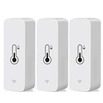 3x Tuya Wifi temperatur- och fuktsensor inomhus termometer hygrometer [kk]