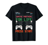 Mother And Son Gaming Partners for Life Video Game Gamer T-Shirt