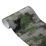 (50x200cm Vihreä digitaalinen 9226)30/10x100cm Digital Woodland Green Camo Camouflage Desert Vinyyli Film Tarra Tee-se-itse Moottoripyörät Autot Auton muotoilutarvikkeet