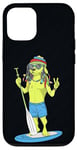 Coque pour iPhone 14 Sup Stand Up Paddle Board Chien Planche à Pagaie Drôle