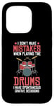 Coque pour iPhone 15 Pro Drums Instrument Funny Playing Musical Leçon