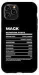 Coque pour iPhone 11 Pro Mack Valeur Nutritive Nom Drôle