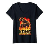 Womens Kong: Skull Island Out of the Fire V-Neck T-Shirt