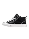 CONVERSE Chuck Taylor All Star Malden Street Sneaker, Black Black White, 38 EU